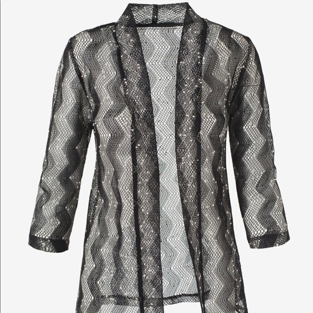 Chico’s sparkly chevron cardigan